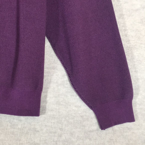 ST. CROIX KNITS Men’s Substantial Heavy Weight Long Sleeve Zip Front Sweater - Picture 7 of 16